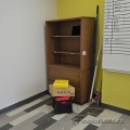 2 Drawer Wood Lateral File Cabinet w/ Shelving